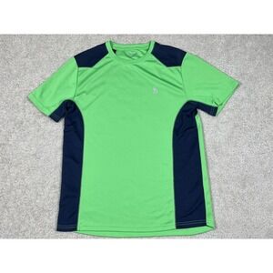 Ralph Lauren Polo Shirt Men's‎ Large Navy Green Performance Stretch Pony Logo